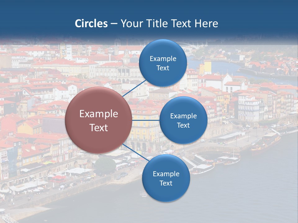 A Large Body Of Water With A City In The Background PowerPoint Template