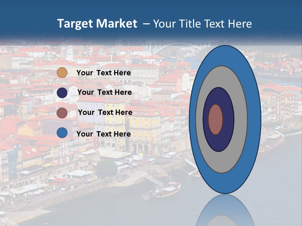 A Large Body Of Water With A City In The Background PowerPoint Template