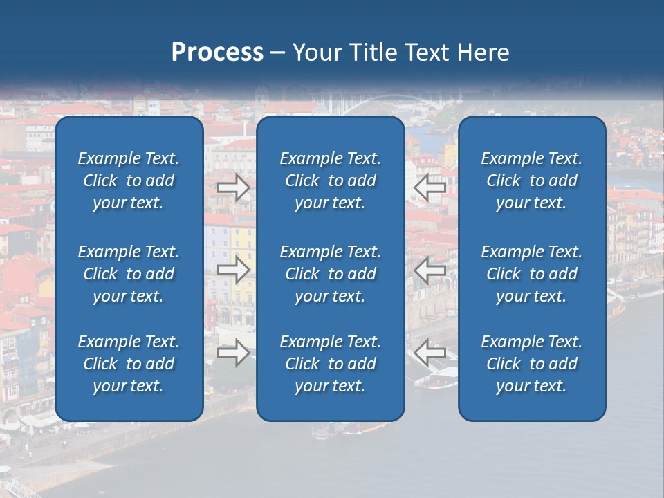 A Large Body Of Water With A City In The Background PowerPoint Template