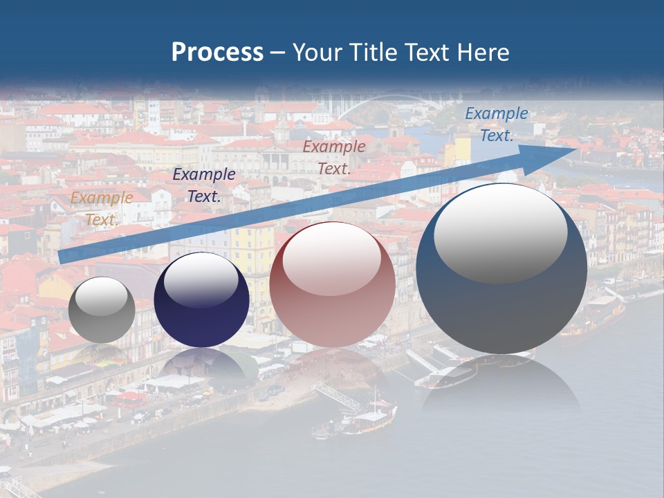 A Large Body Of Water With A City In The Background PowerPoint Template