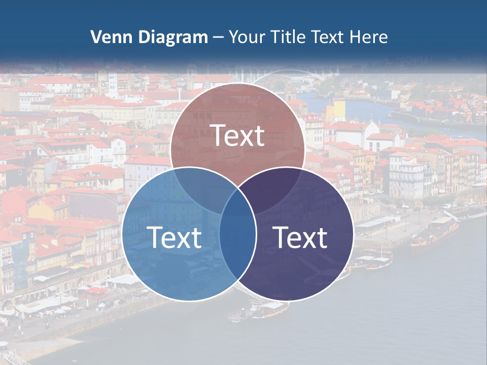 A Large Body Of Water With A City In The Background PowerPoint Template