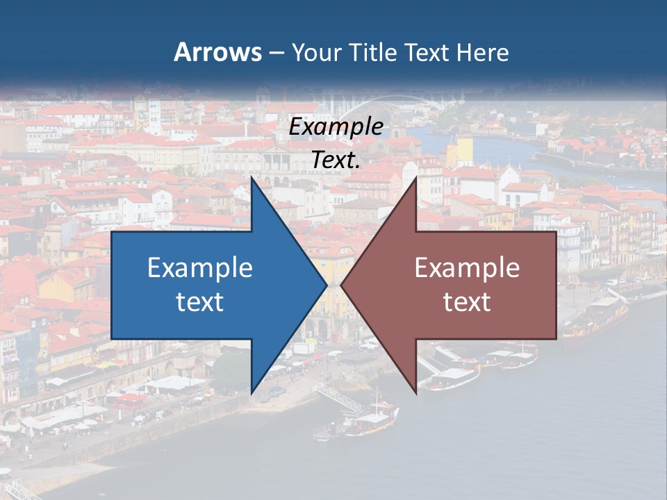 A Large Body Of Water With A City In The Background PowerPoint Template