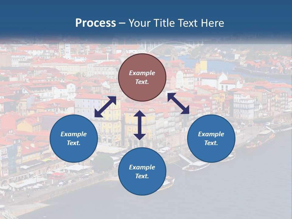 A Large Body Of Water With A City In The Background PowerPoint Template