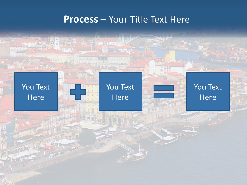 A Large Body Of Water With A City In The Background PowerPoint Template