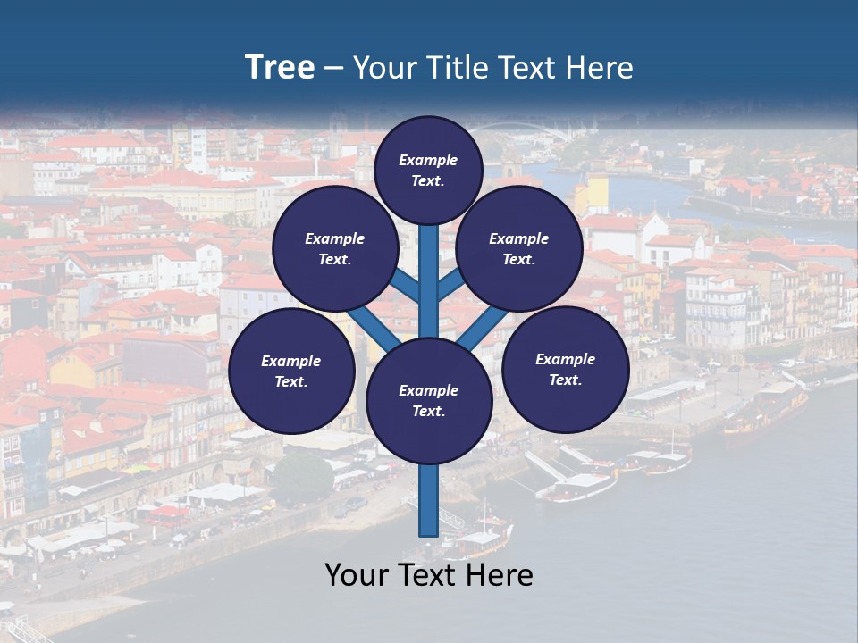 A Large Body Of Water With A City In The Background PowerPoint Template