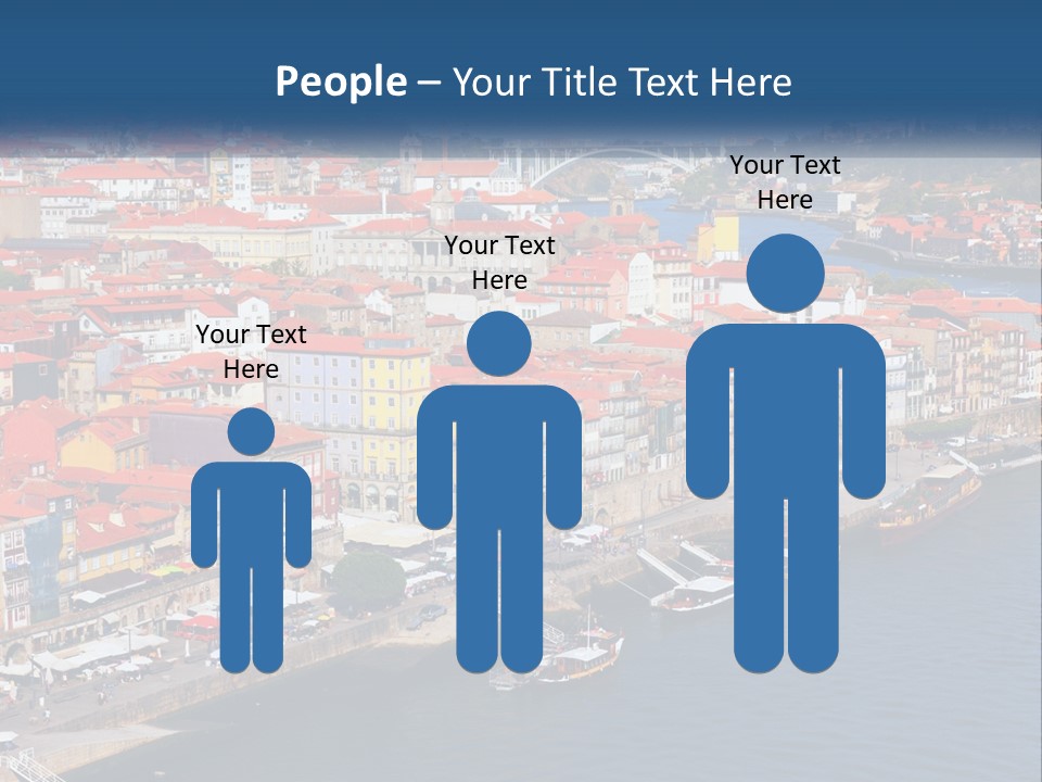 A Large Body Of Water With A City In The Background PowerPoint Template