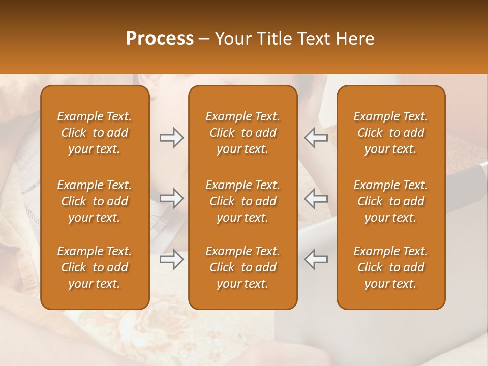 A Young Boy Laying In Bed Using A Laptop Computer PowerPoint Template