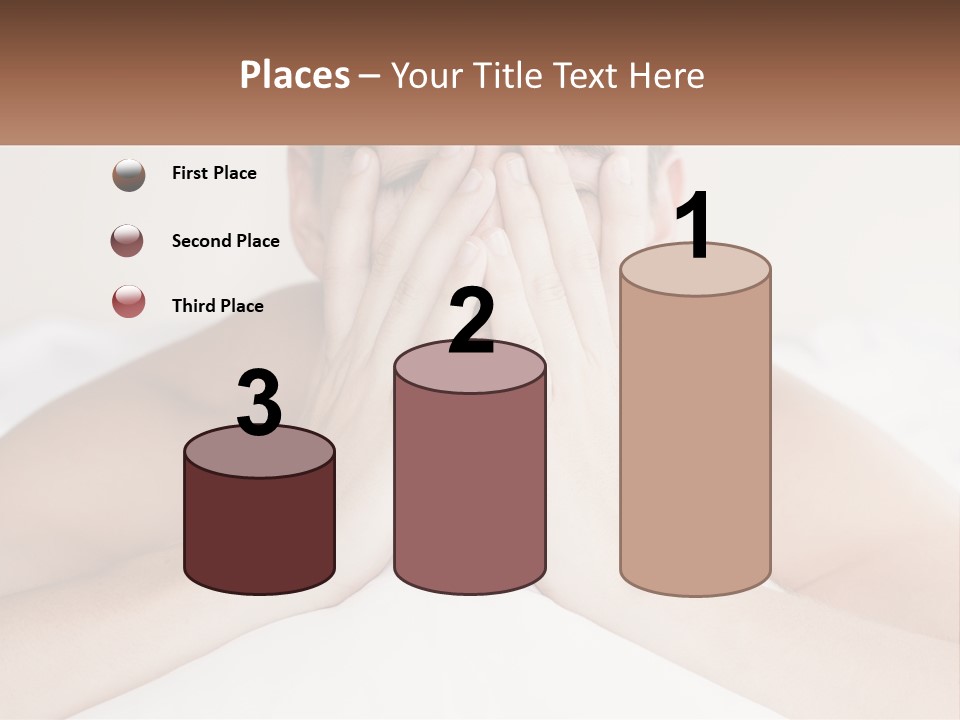 A Man Covering His Face With His Hands PowerPoint Template