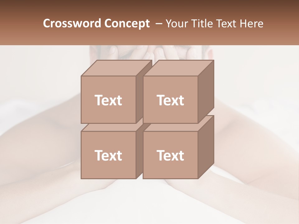 A Man Covering His Face With His Hands PowerPoint Template