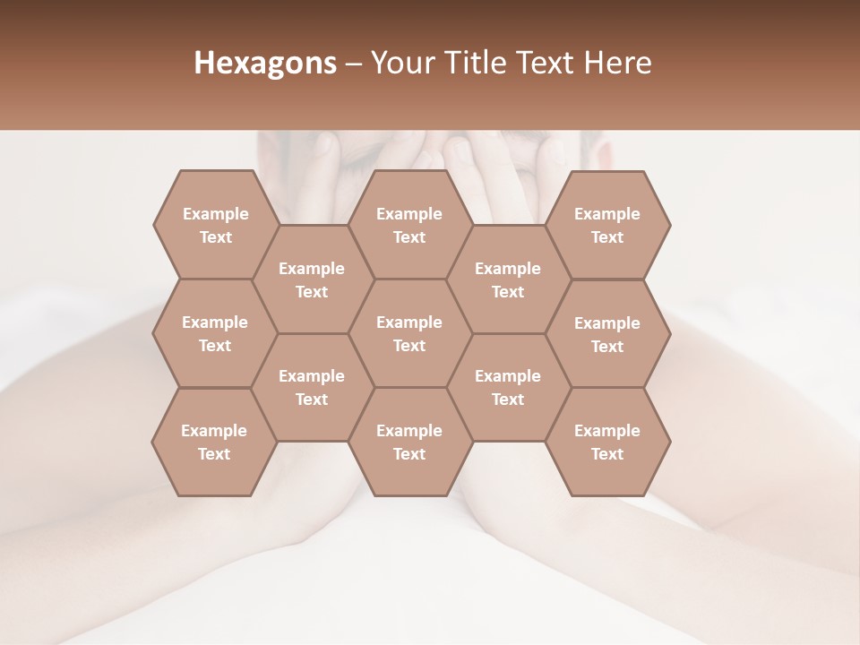 A Man Covering His Face With His Hands PowerPoint Template