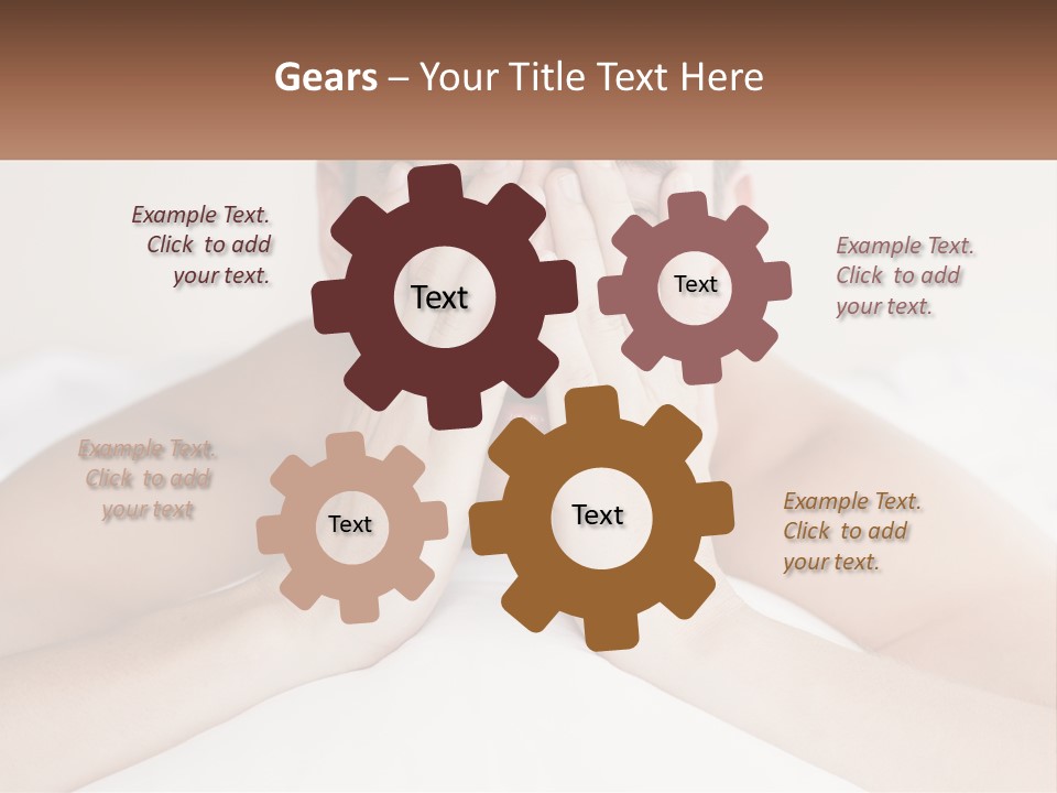A Man Covering His Face With His Hands PowerPoint Template
