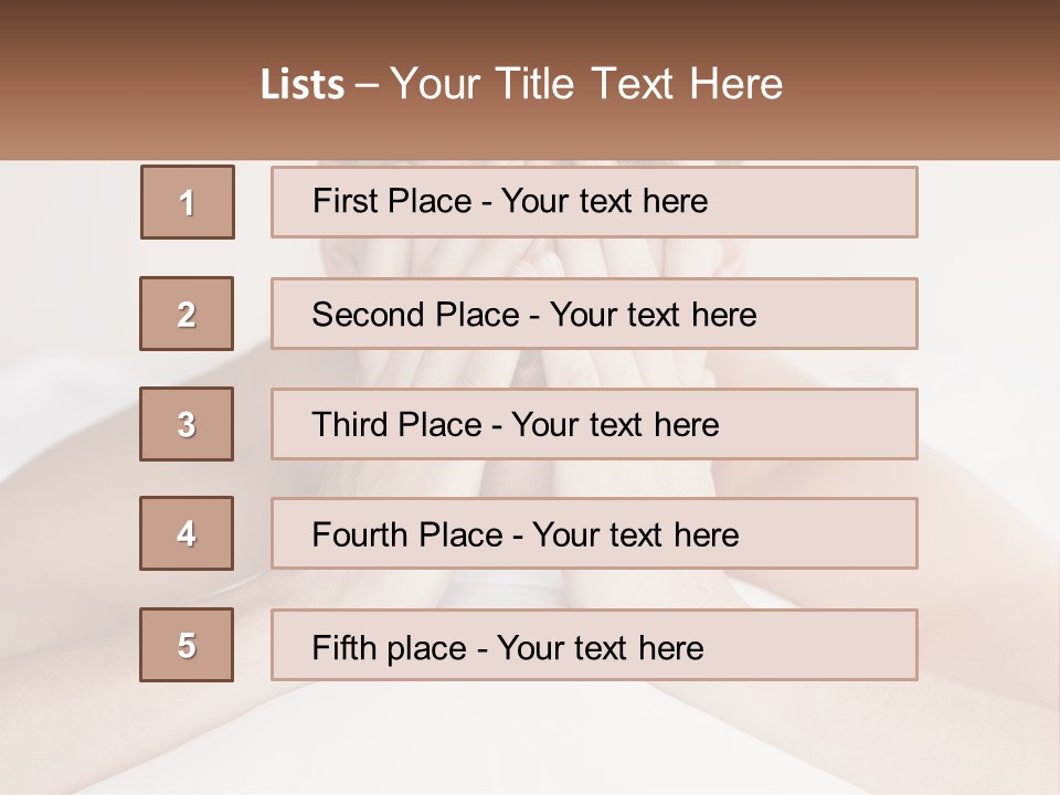 A Man Covering His Face With His Hands PowerPoint Template