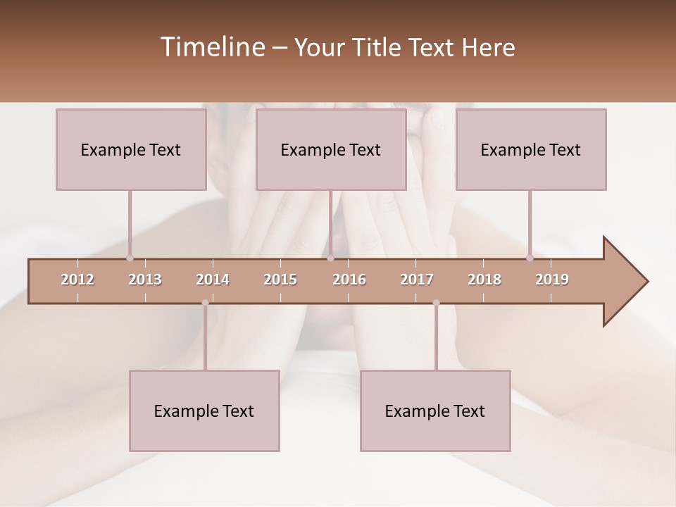 A Man Covering His Face With His Hands PowerPoint Template