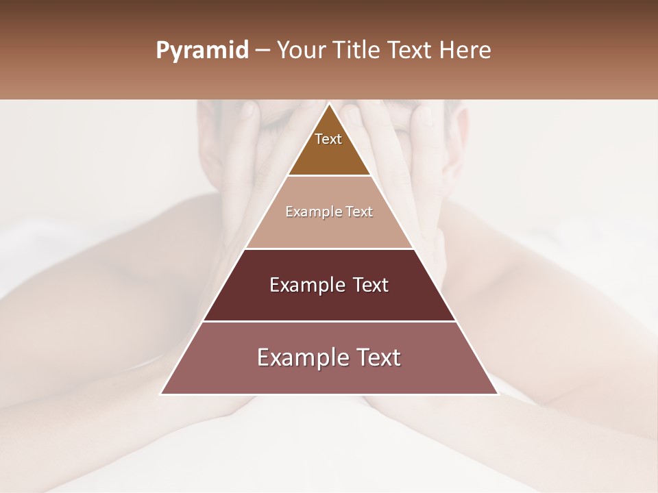 A Man Covering His Face With His Hands PowerPoint Template