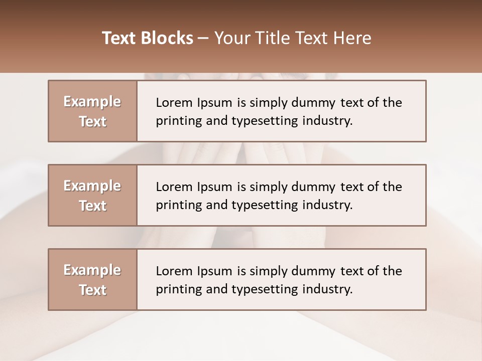 A Man Covering His Face With His Hands PowerPoint Template