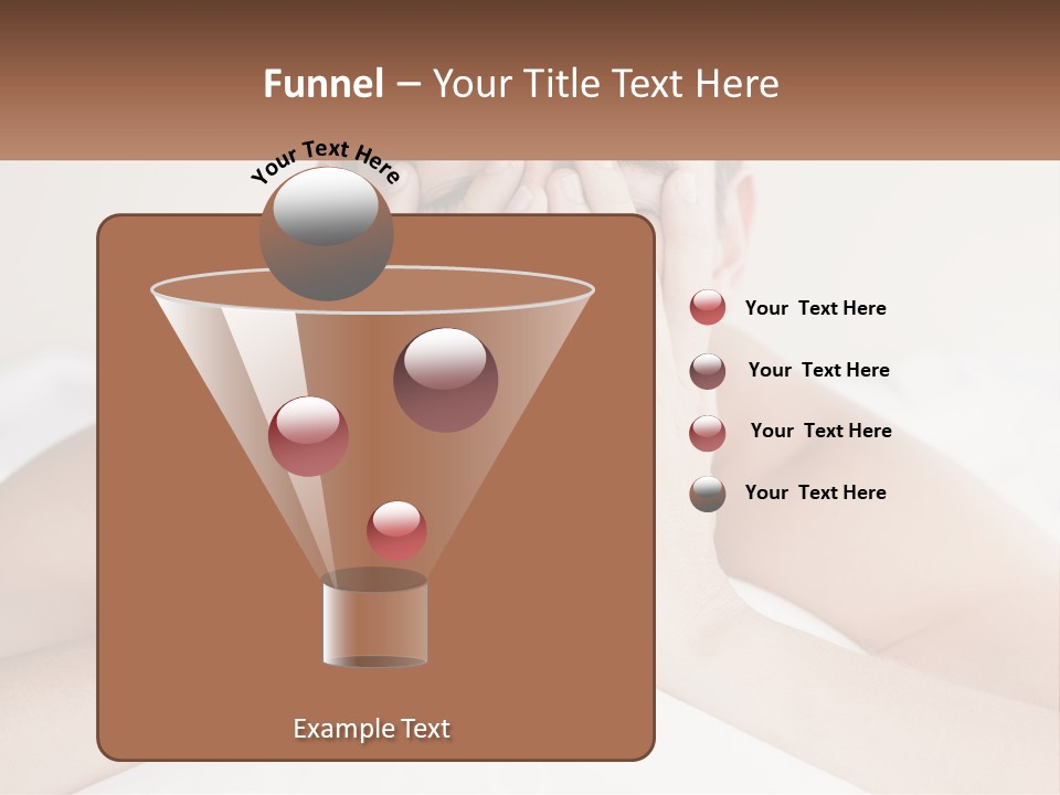 A Man Covering His Face With His Hands PowerPoint Template