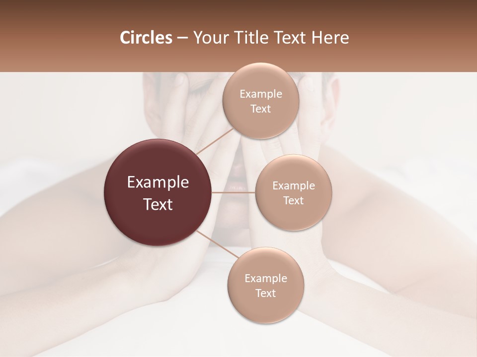 A Man Covering His Face With His Hands PowerPoint Template