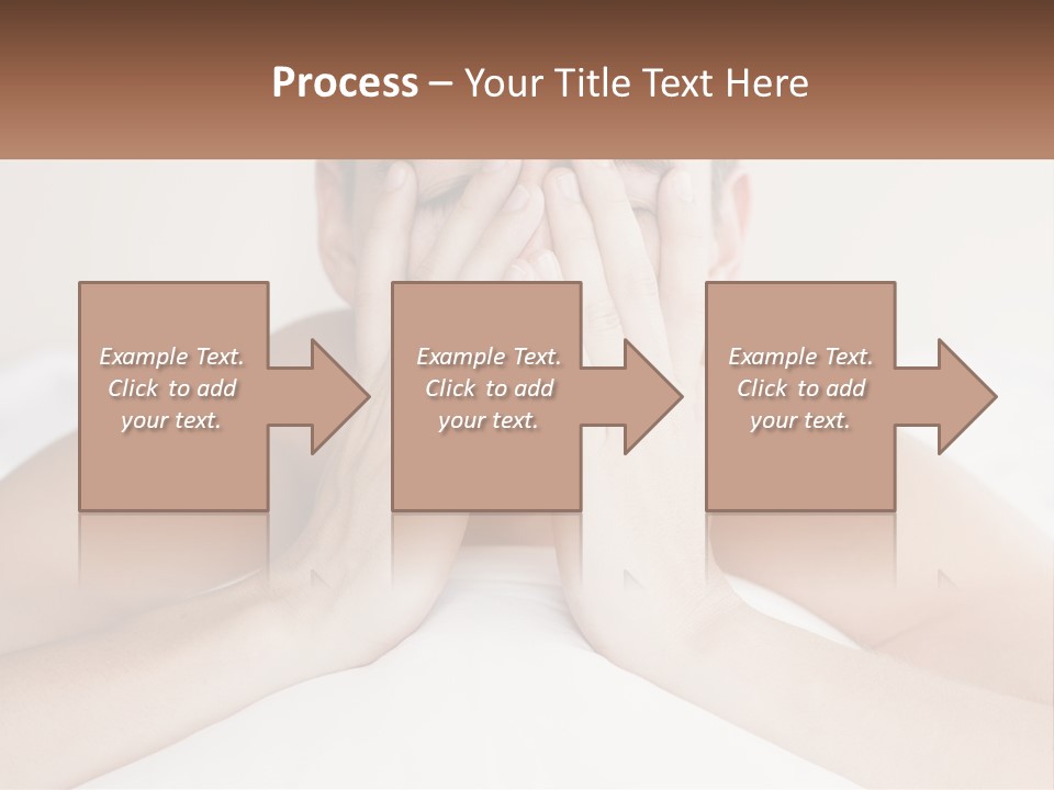 A Man Covering His Face With His Hands PowerPoint Template