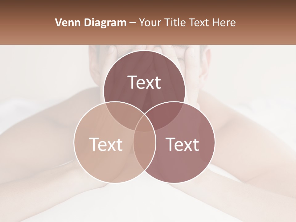 A Man Covering His Face With His Hands PowerPoint Template