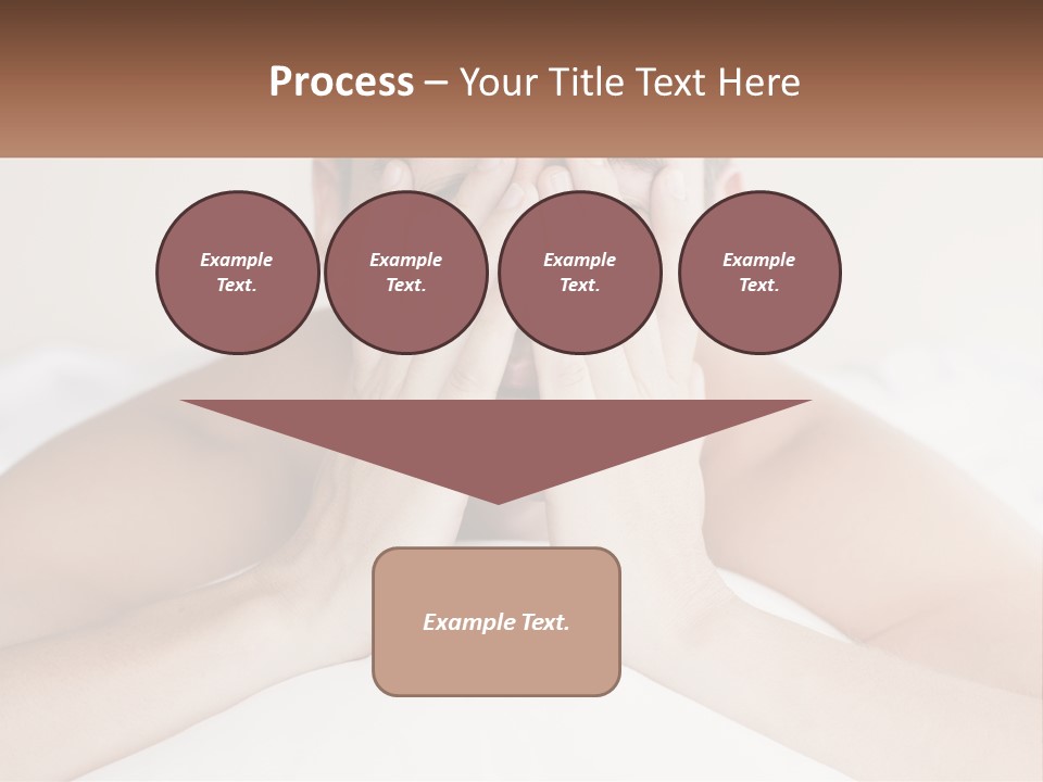 A Man Covering His Face With His Hands PowerPoint Template