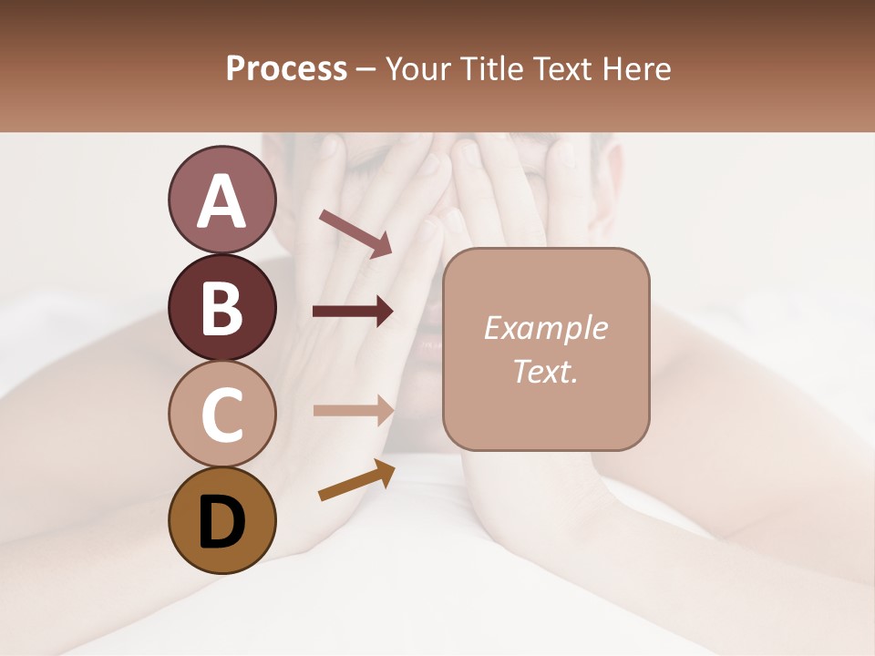 A Man Covering His Face With His Hands PowerPoint Template