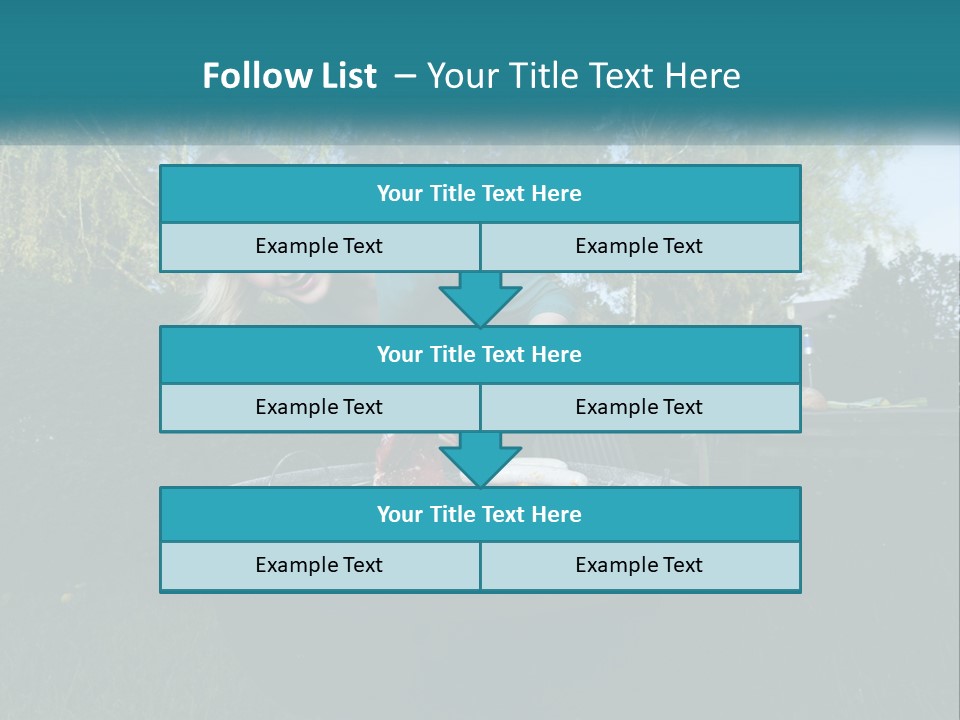 A Woman Cooking Steaks On A Grill In A Backyard PowerPoint Template