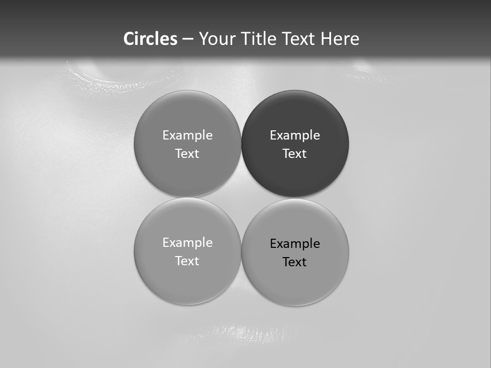 A Black And White Photo Of A Woman's Face PowerPoint Template