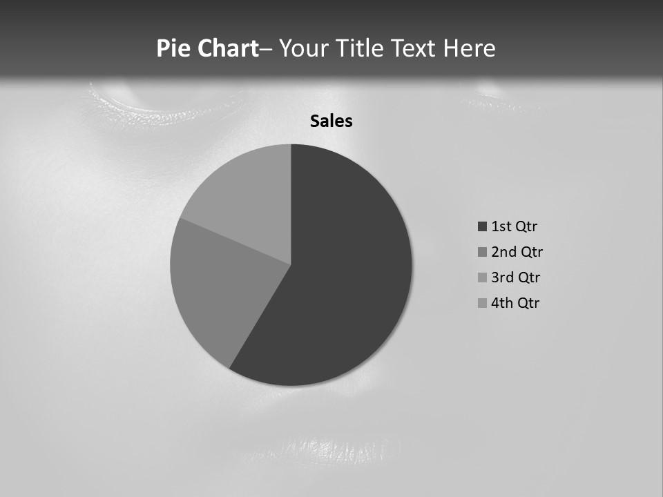 A Black And White Photo Of A Woman's Face PowerPoint Template