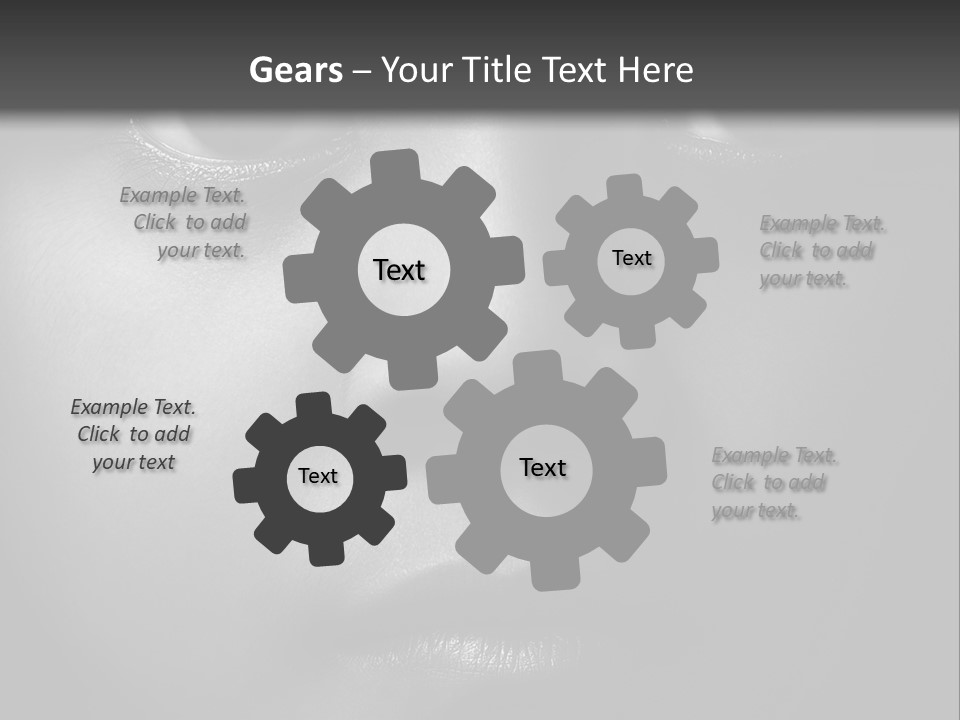 A Black And White Photo Of A Woman's Face PowerPoint Template