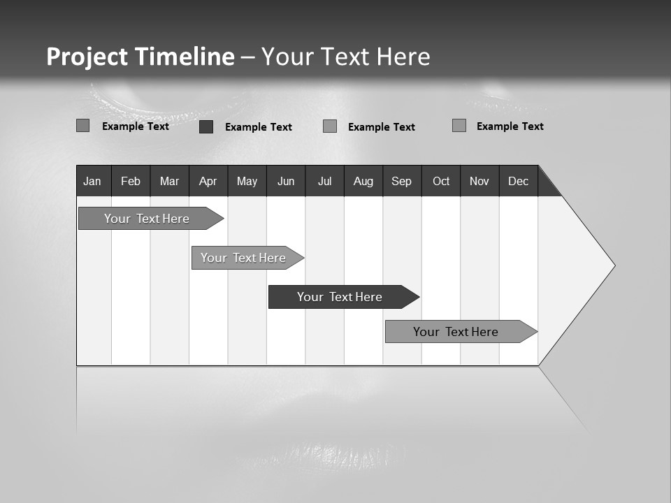 A Black And White Photo Of A Woman's Face PowerPoint Template