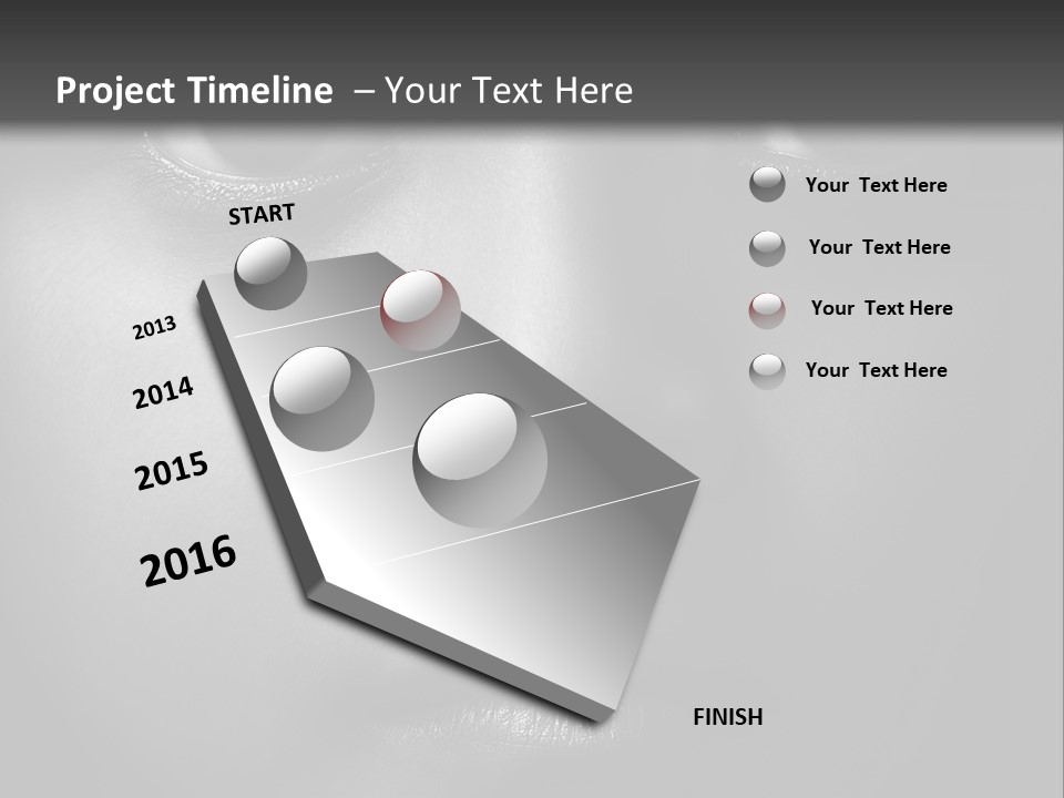 A Black And White Photo Of A Woman's Face PowerPoint Template