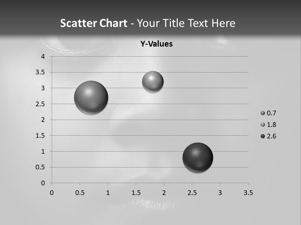 A Black And White Photo Of A Woman's Face PowerPoint Template