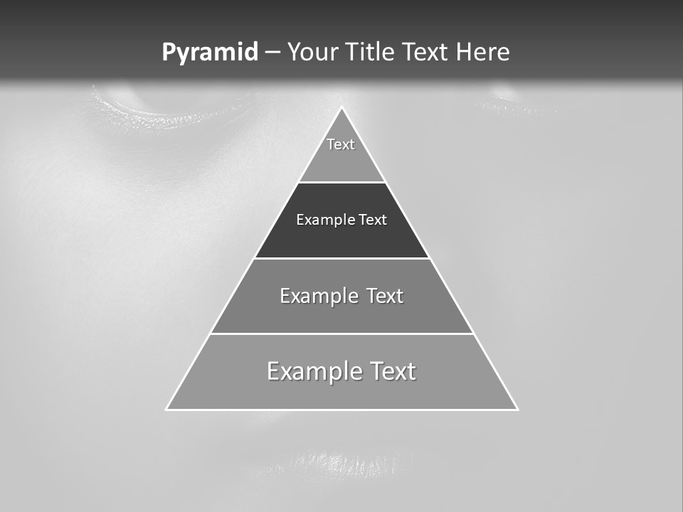 A Black And White Photo Of A Woman's Face PowerPoint Template