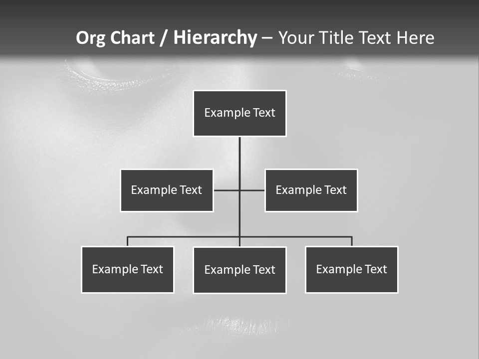 A Black And White Photo Of A Woman's Face PowerPoint Template