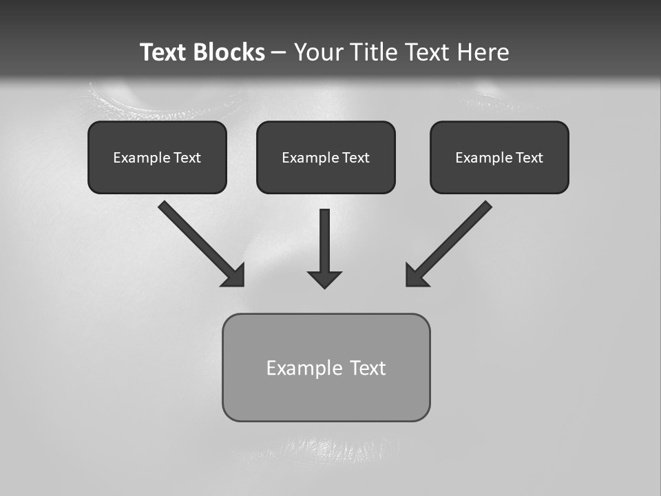 A Black And White Photo Of A Woman's Face PowerPoint Template