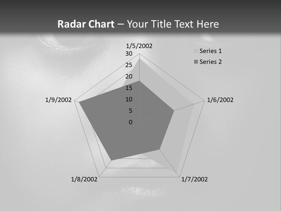 A Black And White Photo Of A Woman's Face PowerPoint Template