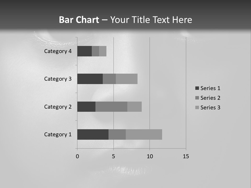 A Black And White Photo Of A Woman's Face PowerPoint Template