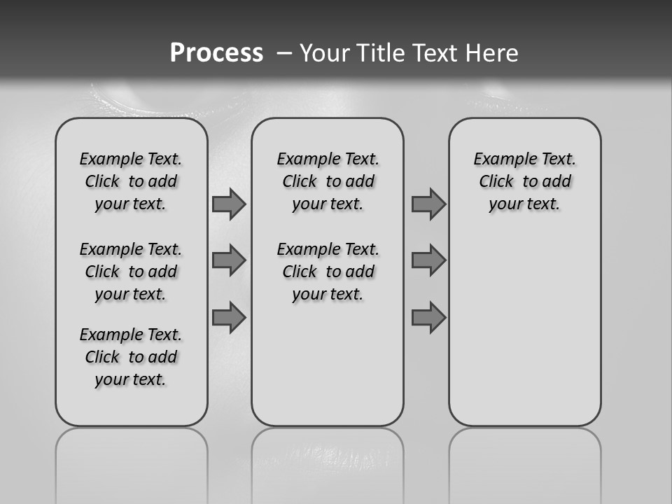 A Black And White Photo Of A Woman's Face PowerPoint Template