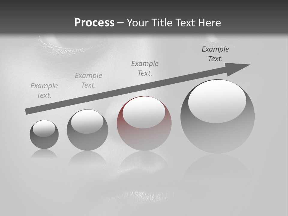 A Black And White Photo Of A Woman's Face PowerPoint Template