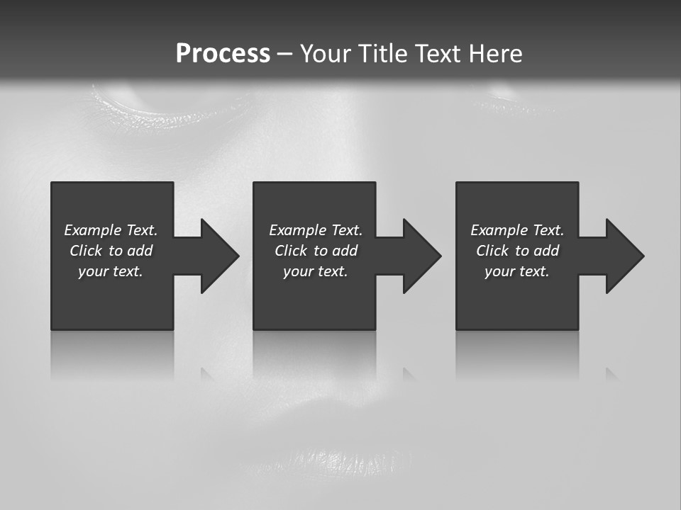 A Black And White Photo Of A Woman's Face PowerPoint Template