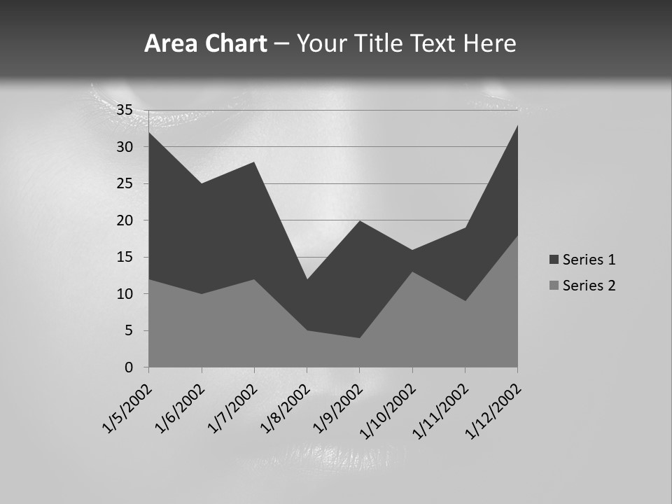 A Black And White Photo Of A Woman's Face PowerPoint Template