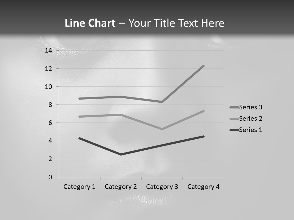 A Black And White Photo Of A Woman's Face PowerPoint Template