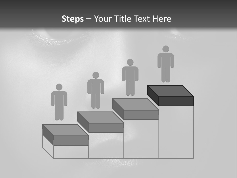 A Black And White Photo Of A Woman's Face PowerPoint Template