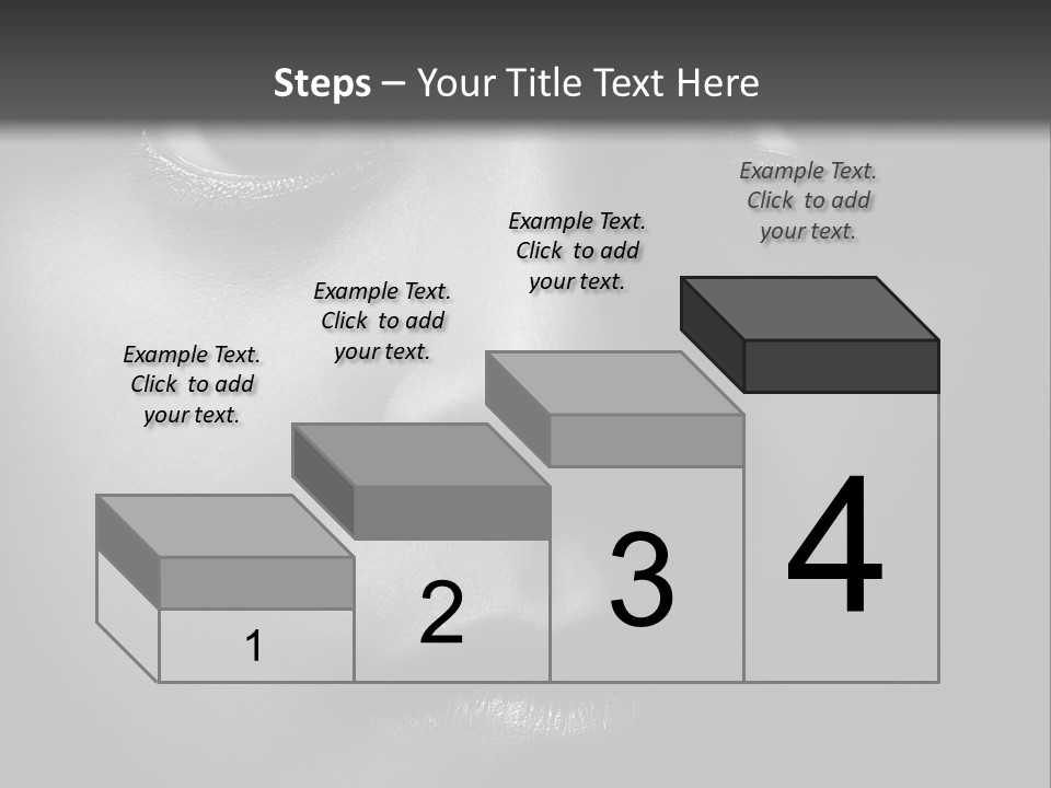 A Black And White Photo Of A Woman's Face PowerPoint Template