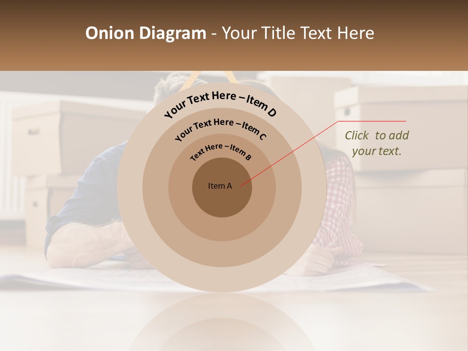 A Man And Woman Laying On The Floor Holding A Yellow Frame PowerPoint Template