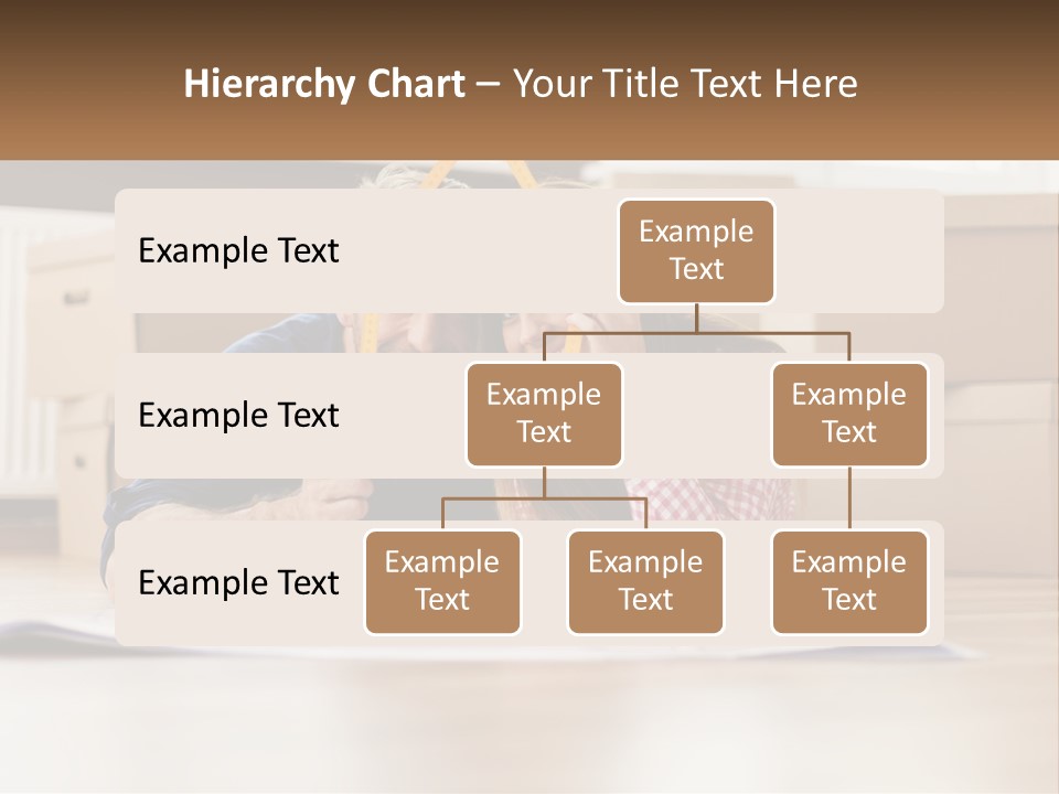 A Man And Woman Laying On The Floor Holding A Yellow Frame PowerPoint Template