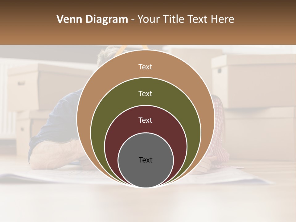 A Man And Woman Laying On The Floor Holding A Yellow Frame PowerPoint Template