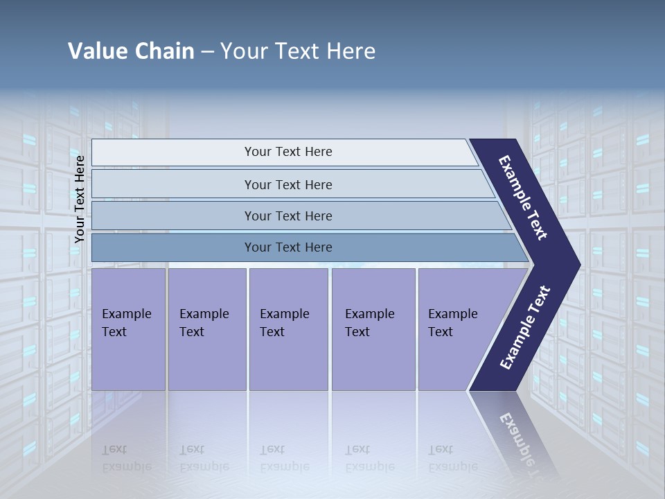 An Open Door Leading Into A Cloud Filled Sky PowerPoint Template