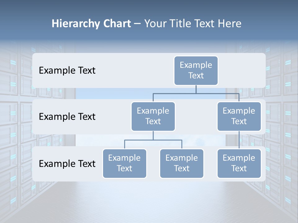 An Open Door Leading Into A Cloud Filled Sky PowerPoint Template