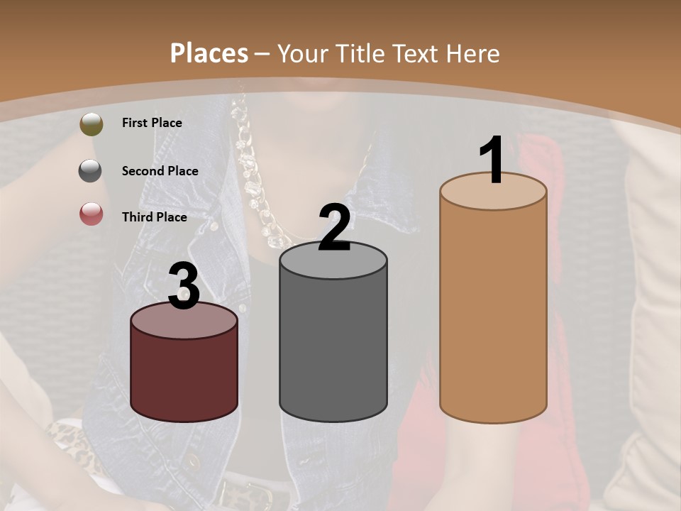 A Woman Sitting On A Couch With Her Legs Crossed PowerPoint Template